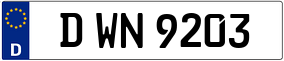 Truck License Plate